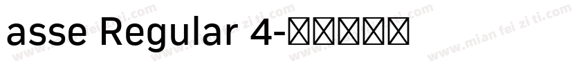 asse Regular 4字体转换